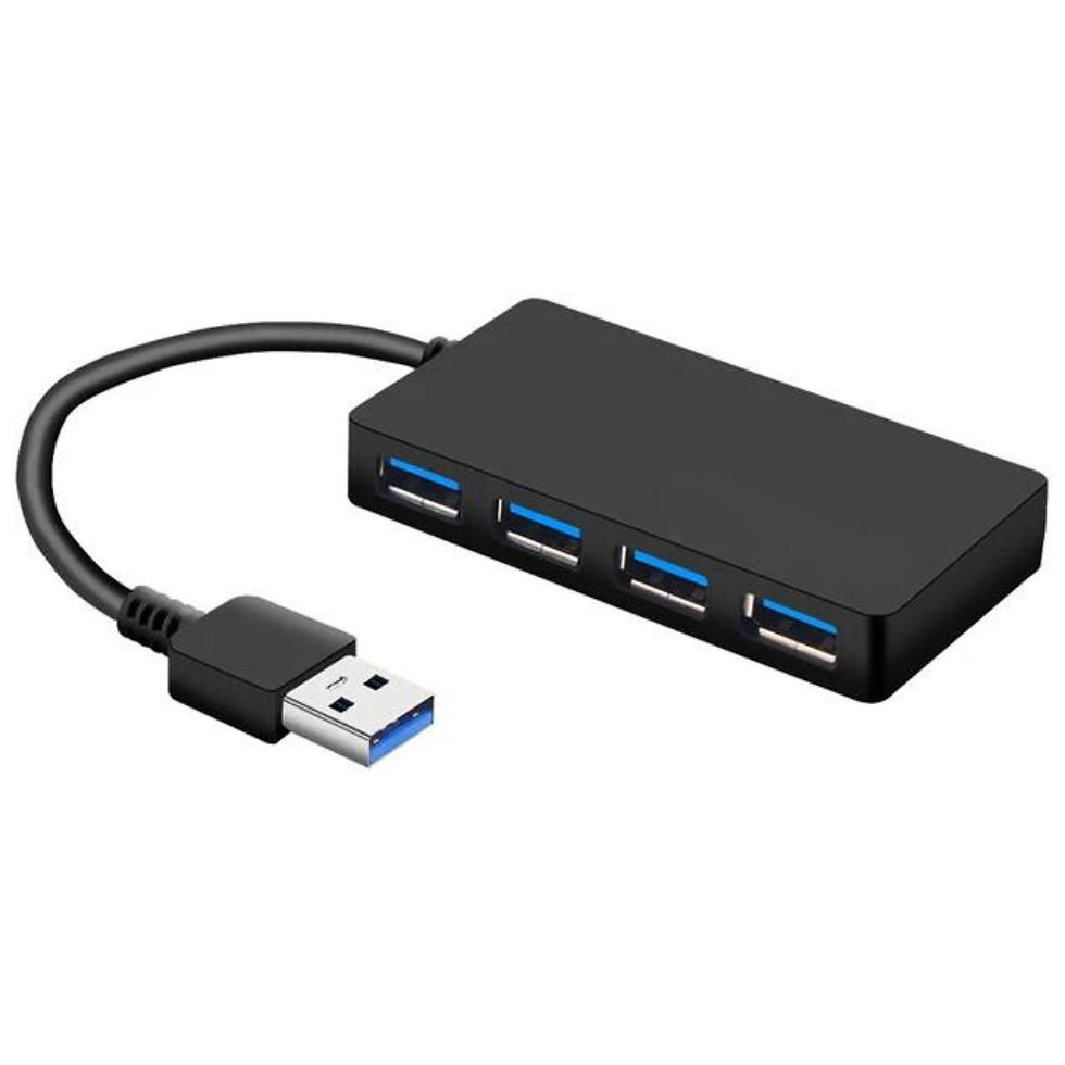 Miniatura: Adaptador Hub 4 Portas Portátil USB 3.0 Multi Portas ADT 057 Acessorio para com
