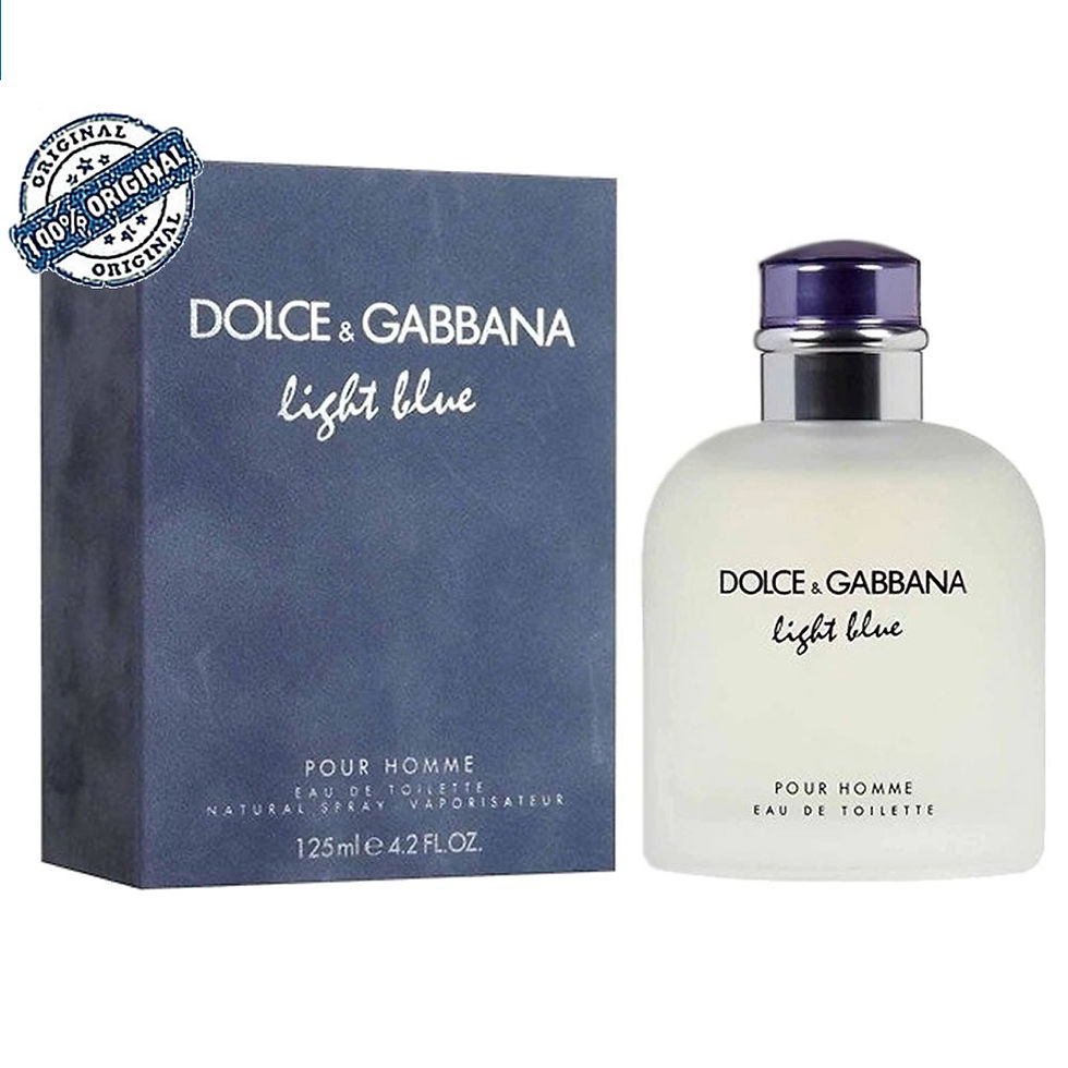 Miniatura: Dolce Gabbana Light Blue Masculino 125ml Eau Man Original (D&G_light_Blue_125)