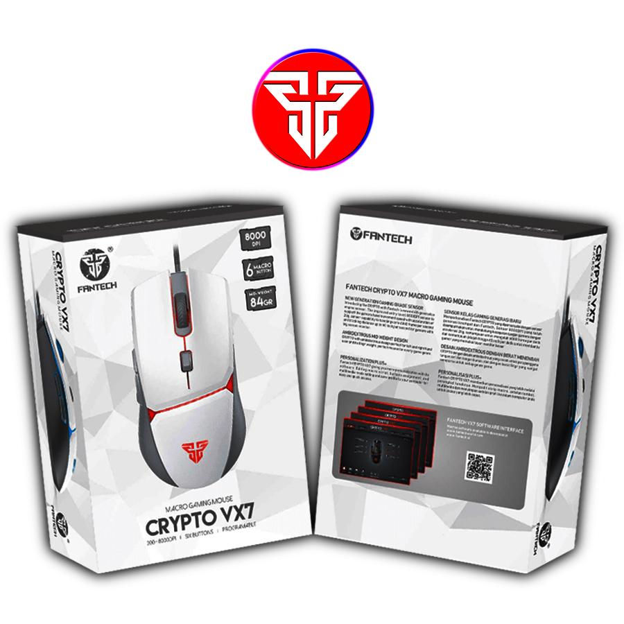 Miniatura: Mouse Gamer Jogo Macro Crypto VX7 Space Fantech 8000DPI (2642981)