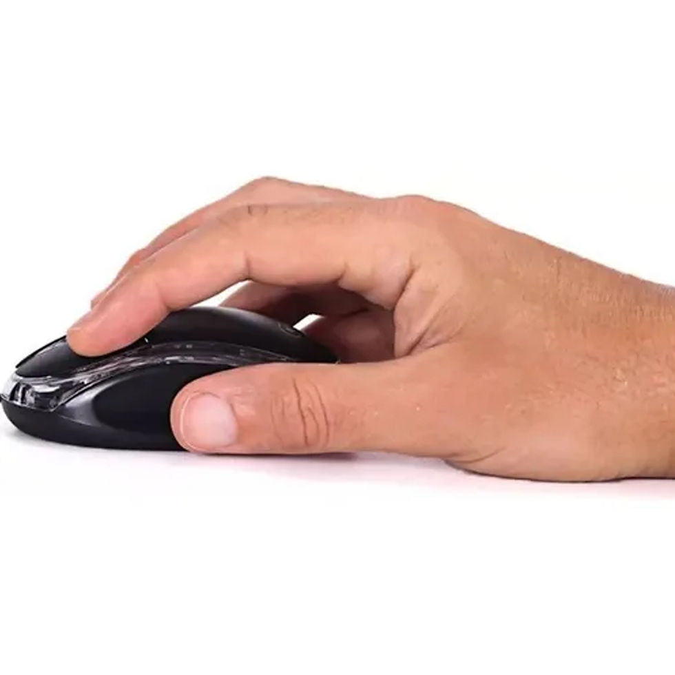 Miniatura: Mini Mouse Optico Usb 2.0 611 1200 Dpi Com Fio (KP/BM611)