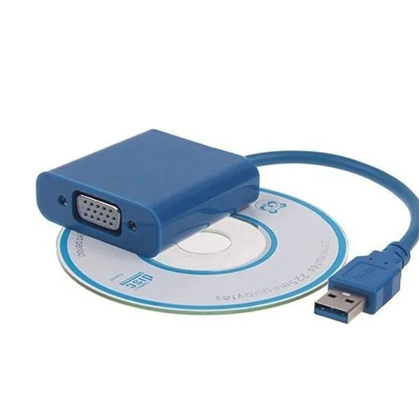 Miniatura: Cabo Adaptador Conversor Usb X Vga Monitor Multitelas Pc