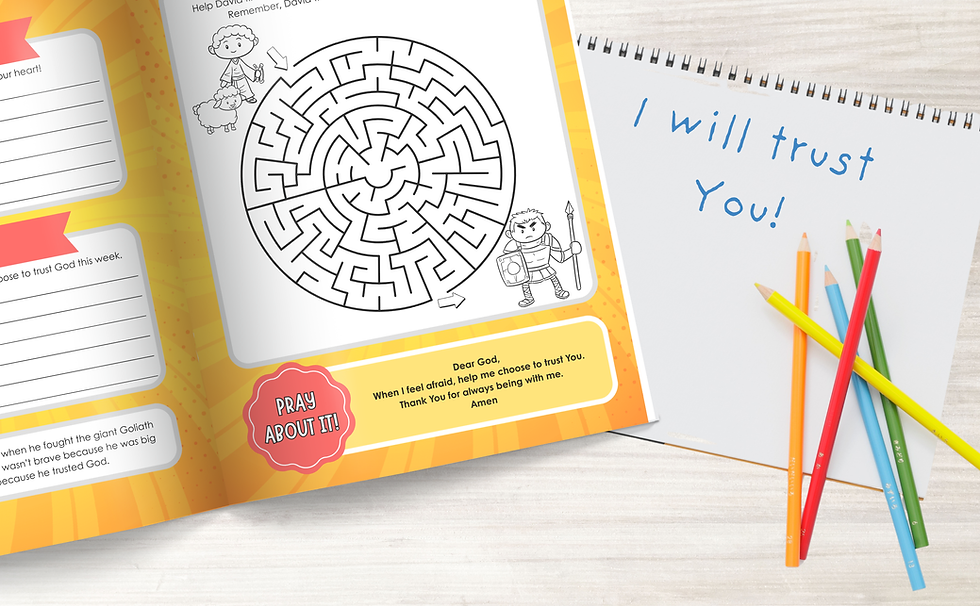 Psalm 56:3 from Memory Verses in Action by Zady Rose