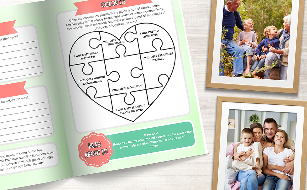 Boy holding Memory Verses in Action by Zady Rose