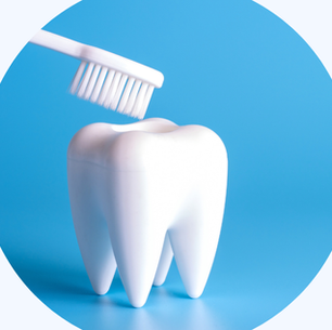 toothbrush and tooth