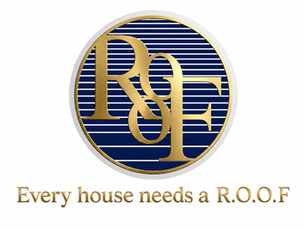 IamRoof LLC circular seal logo in navy and gold with the tagline Every House Needs a R.O.O.F — representing the personal development brand of Cultural Architect and author Roof Sweatte