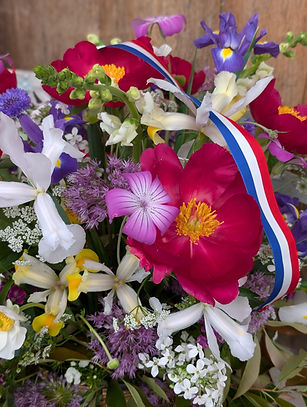 Bouquet de fleurs pour évènement de la mairie