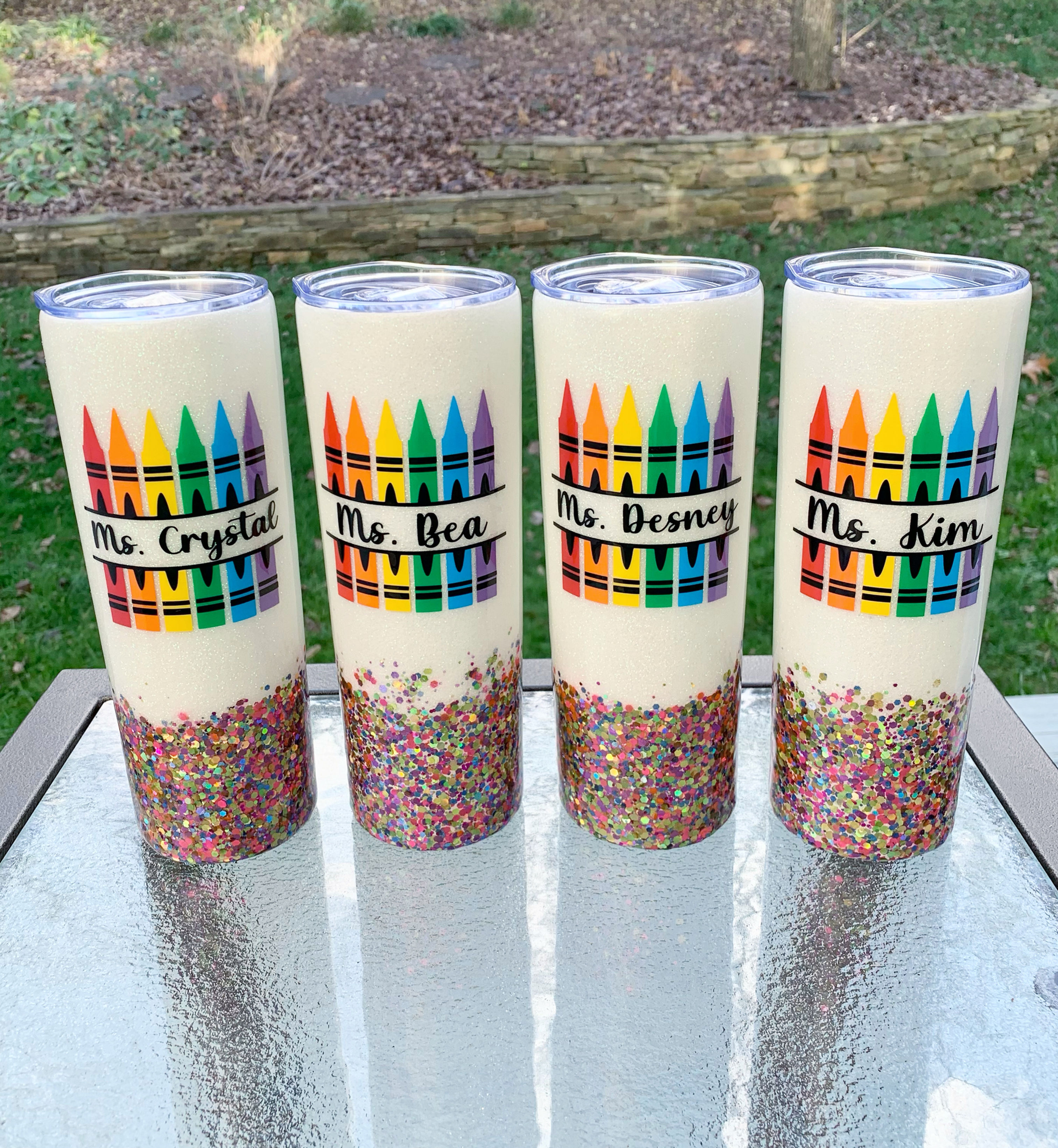 Crayon Set with Name Tumbler