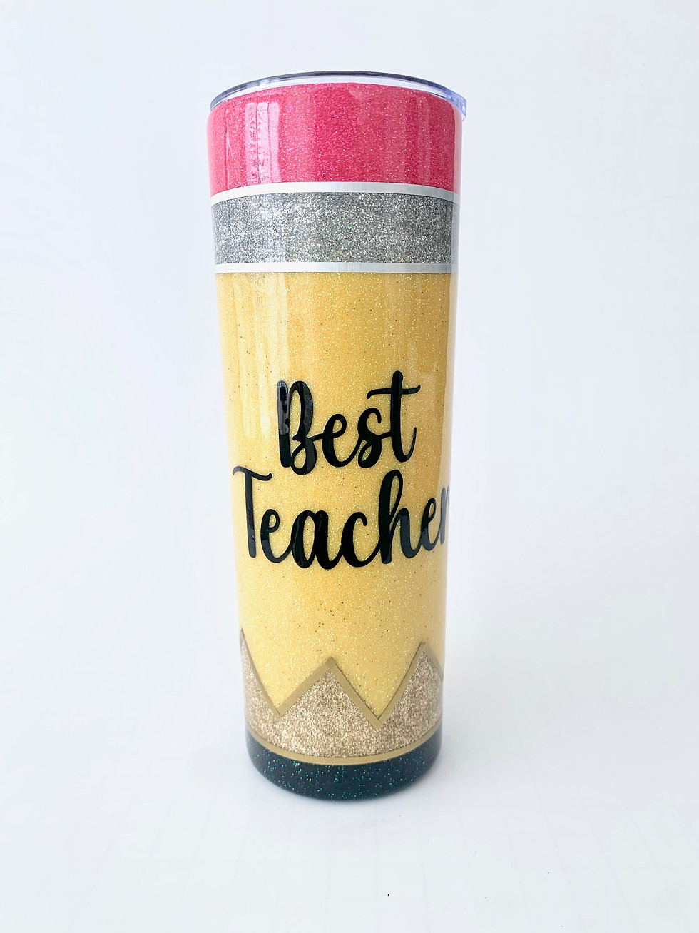 Thumbnail: Best Teacher Pencil Glitter Tumbler