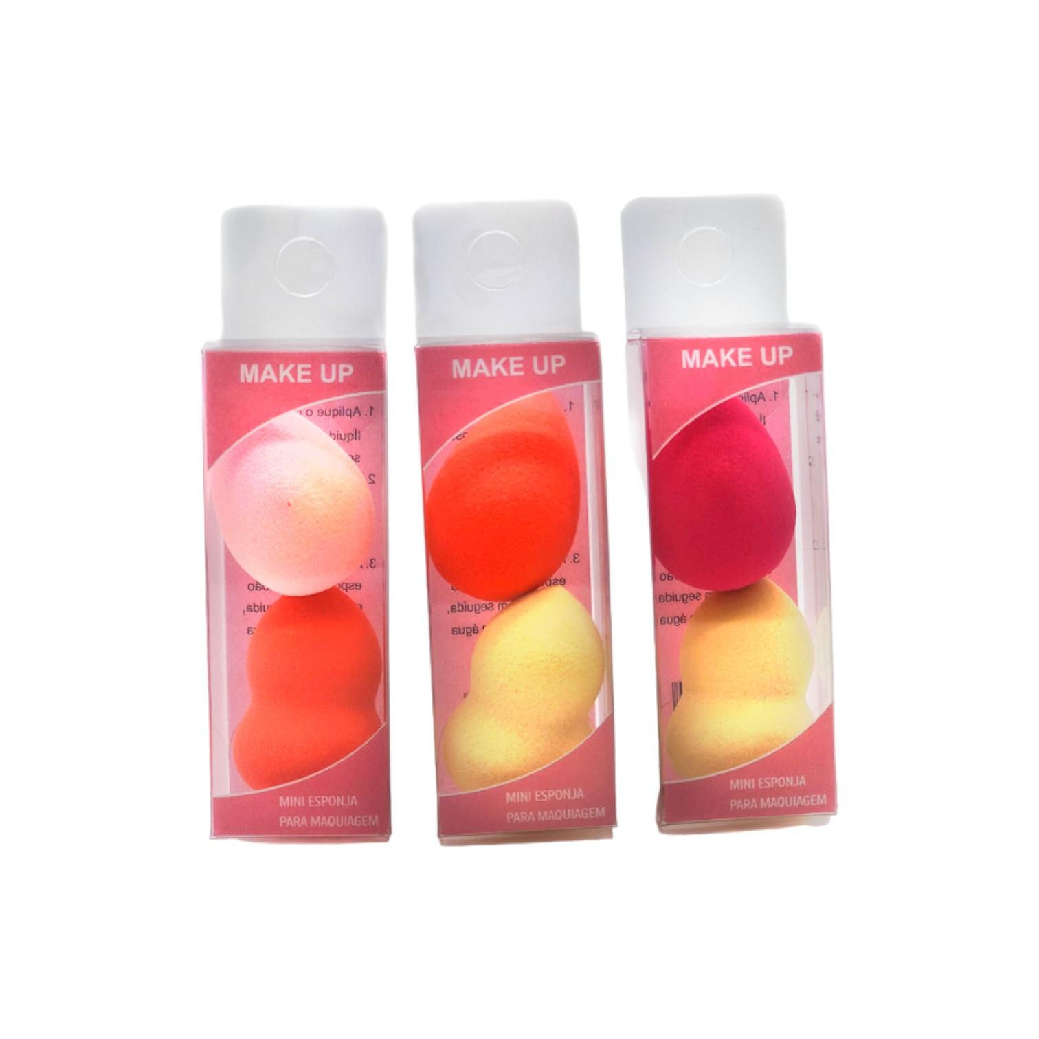 Kit duas mini esponja para maquiagem