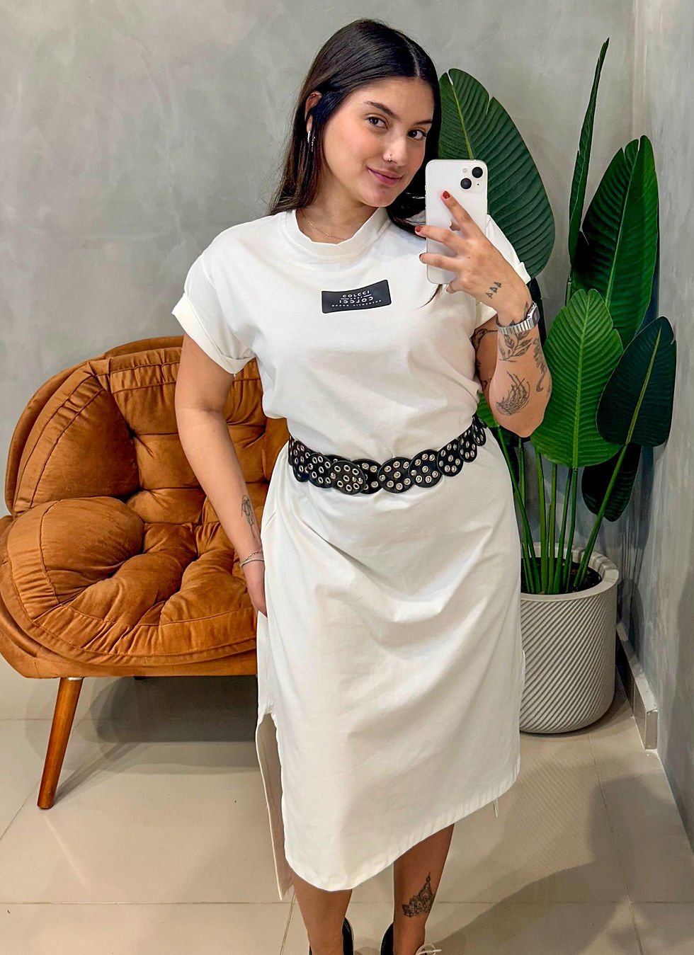 Miniatura: Camisão Vestido Midi Estampado Colcci Ref. 620