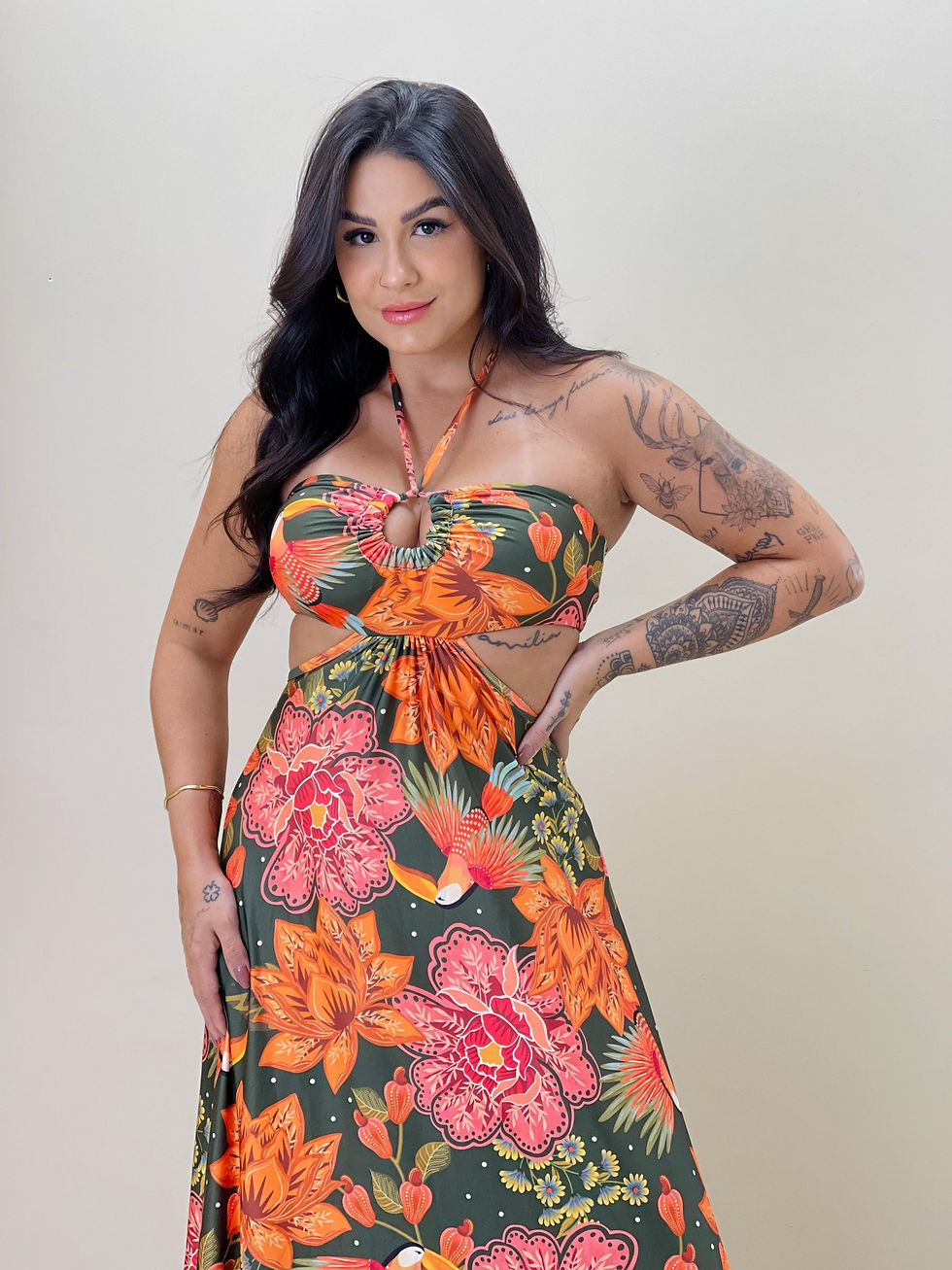 Miniatura: Vestido Vanessa Jardim Botanico