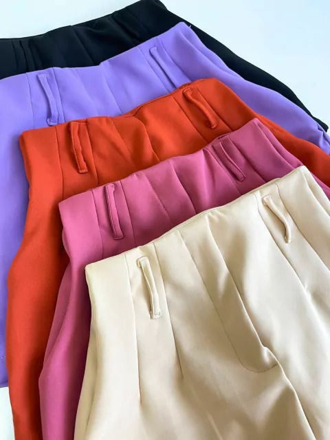 Miniatura: Short Feminino Alfaiataria Lily ref.782