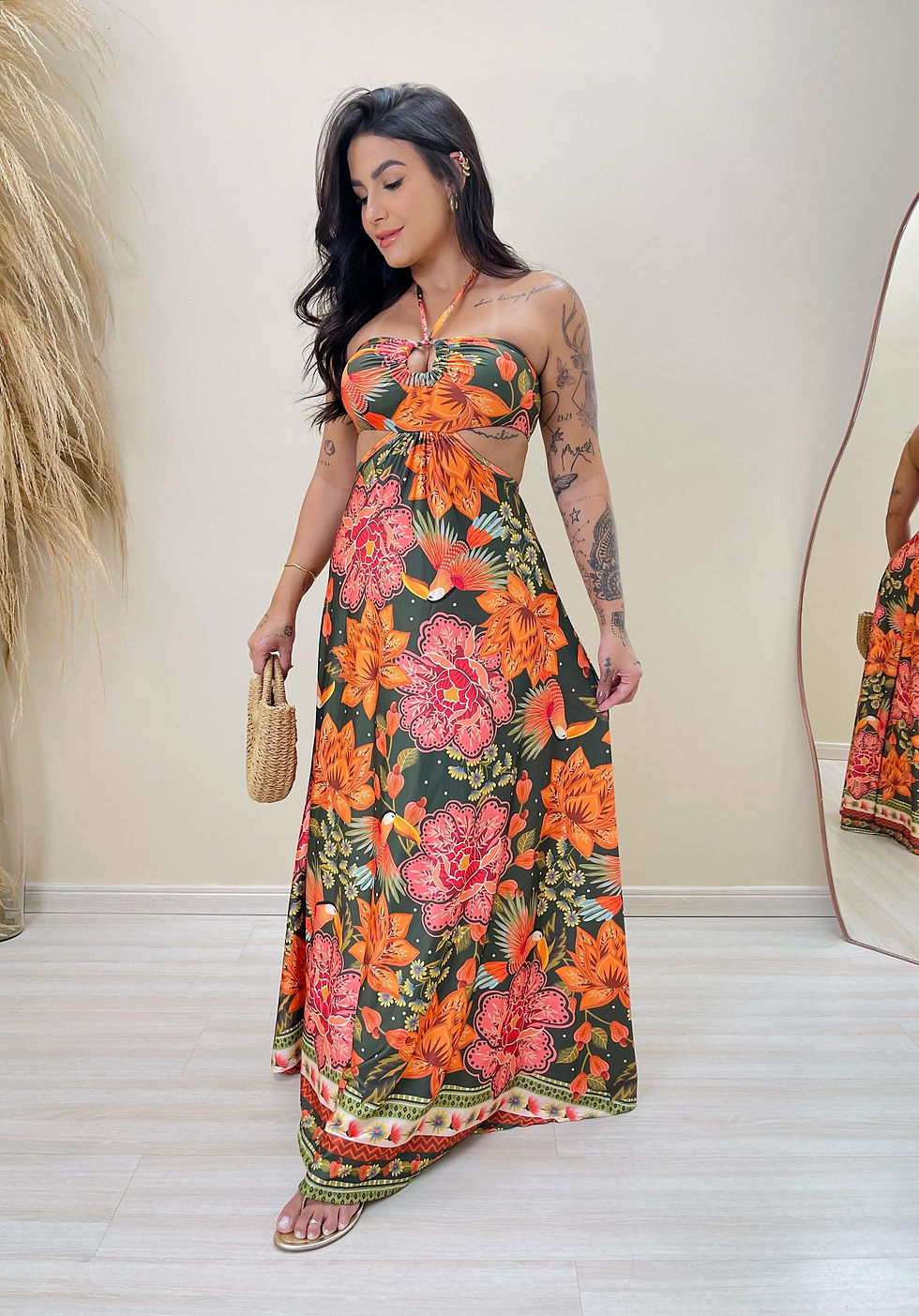 Miniatura: Vestido Vanessa Jardim Botanico