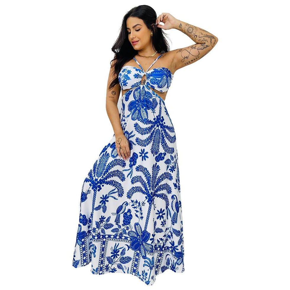 Miniatura: Vestido Longo Isabela Grécia