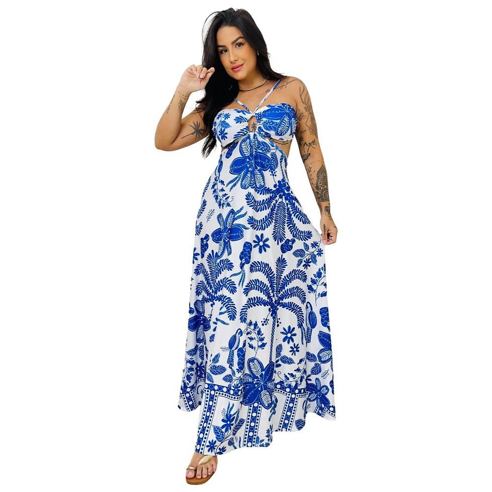 Miniatura: Vestido Longo Isabela Grécia