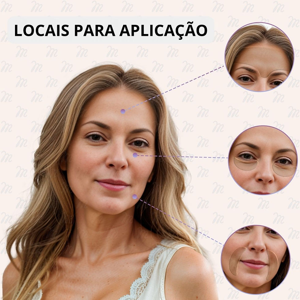 Miniatura: Adesivos Anti Rugas para Rosto Modelo:5 Peças