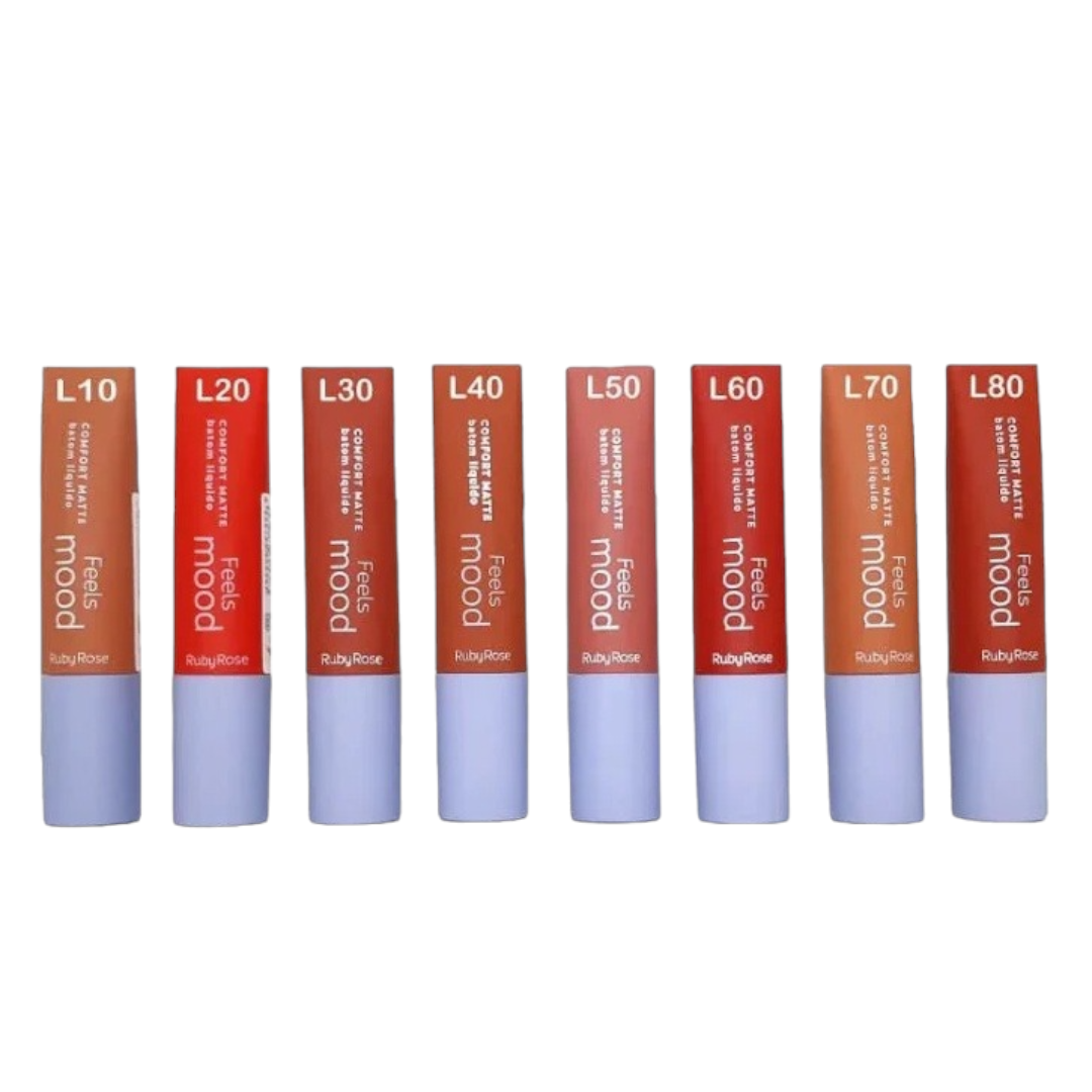 Batom Líquido Comfort Matte Ruby Rose HB8230 Brave