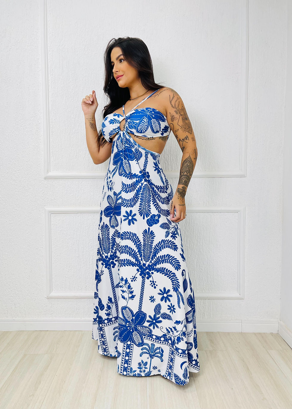 Miniatura: Vestido Longo Isabela Grécia