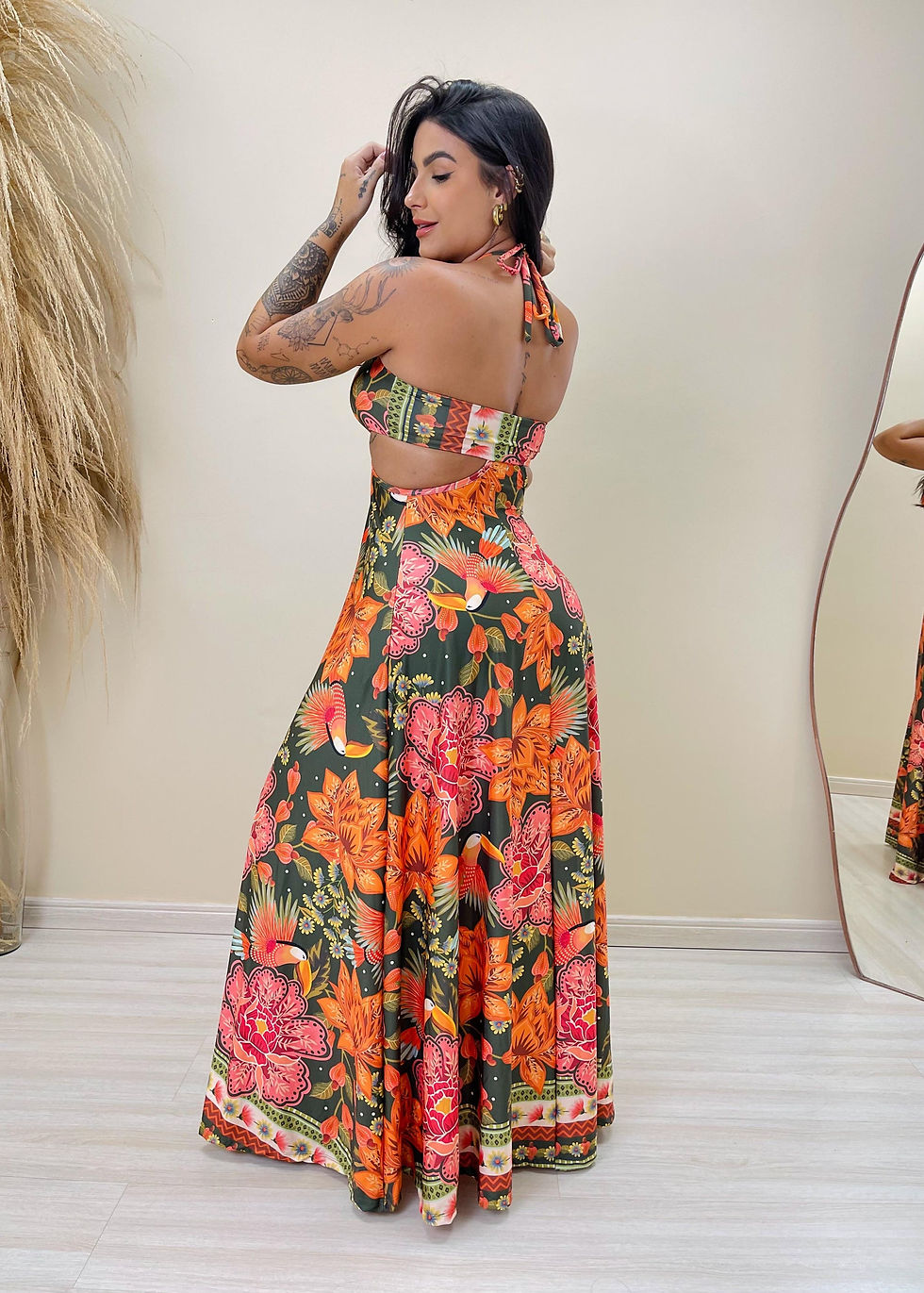 Miniatura: Vestido Vanessa Jardim Botanico