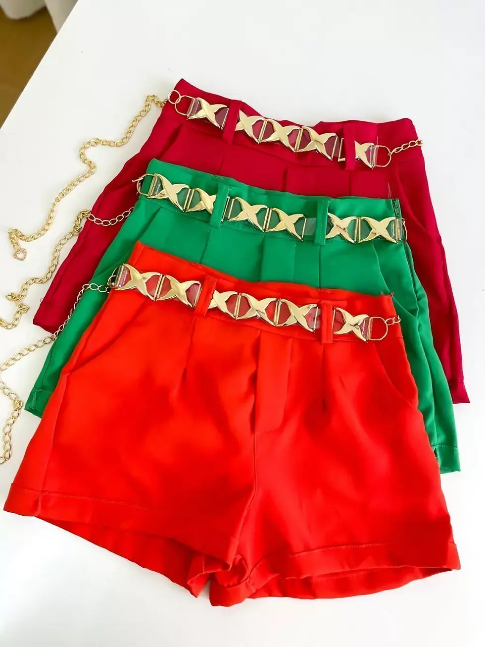 Miniatura: Short Feminino Alfaiataria Ananda Ref. 1220