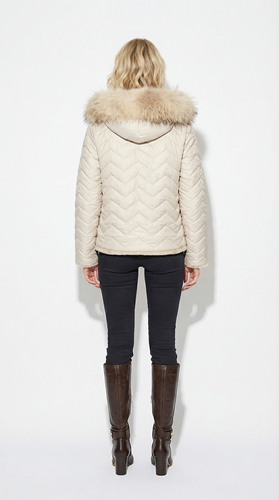Miniature : Creme Mink - Reversible
