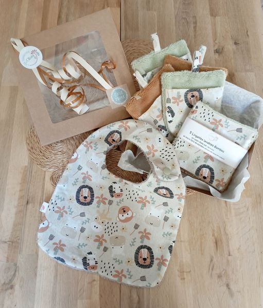 Miniature : Coffret naissance motif Savane  Beige