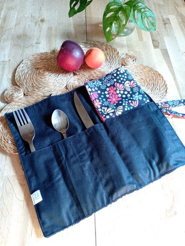 Coudre Pochette Range Serviette De Table En Tissu Patron Tuto