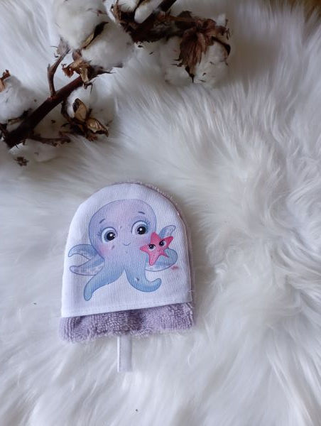 Débarbouillette Animaux Marins