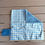 Miniature : Serviette de table Carreaux bleus