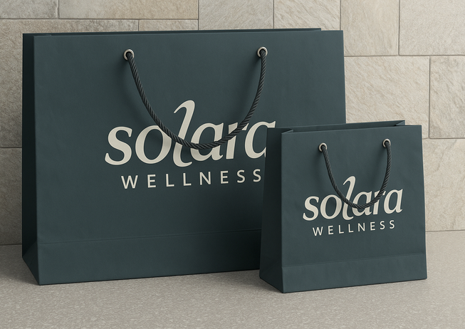 Solara Wellness Shopping Bags