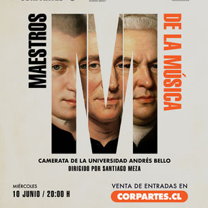 Concierto Maestros de la música en Teatro CA660: Camerata de la Universidad Andrés Bello presenta obras de Bach, Haydn y Mozart