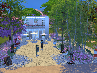 Sorveteria e parque | The sims 4 por Milena Cipriano