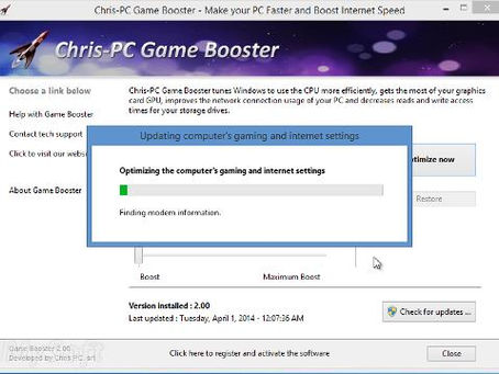 Chris-PC Game Booster 2.80 Registration Code Free
