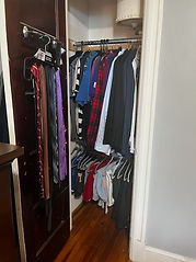 Finished closet