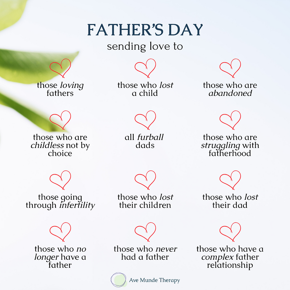 Father's Day - sending love