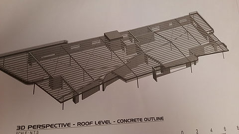 roofing joists, site welding, fabrication, purlins, crane