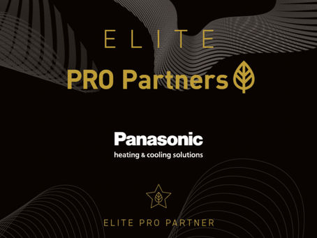 Elite Pro Partner Status with Panasonic: Providing World Class Heating and Cooling Solutions