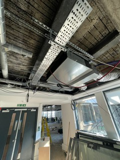 London AC internal Cat A/B fit out and VRF installation in working office space