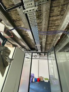 London AC internal Cat A/B fit out and VRF installation in working office space