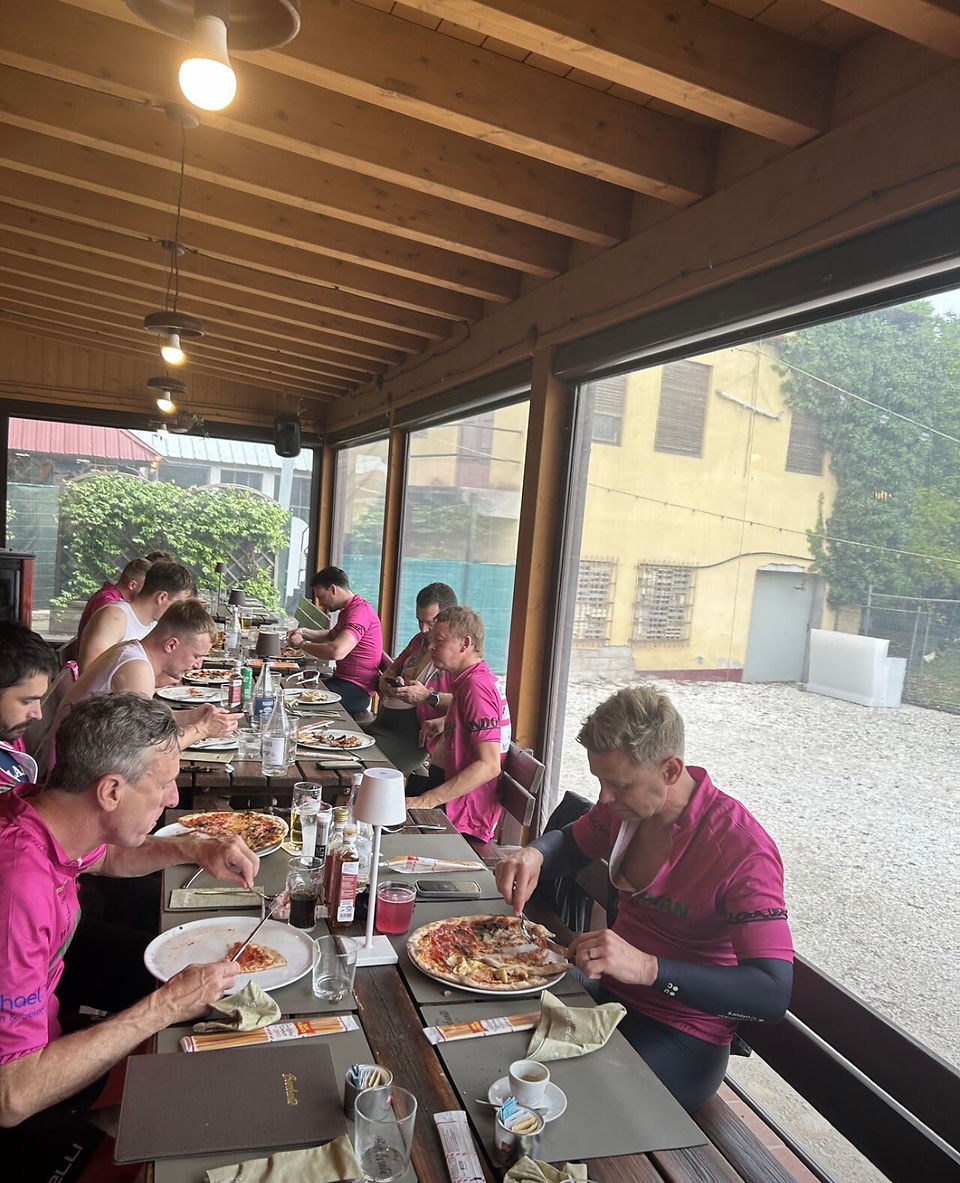 Construction Giro D'Italia in aid of Macmillan Cancer Support hosted by London AC and Michael Taylor