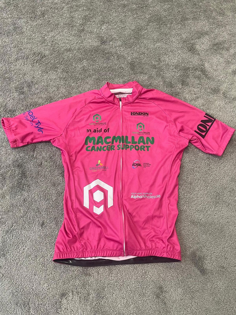Construction Giro D'Italia in aid of Macmillan Cancer Support hosted by London AC and Michael Taylor