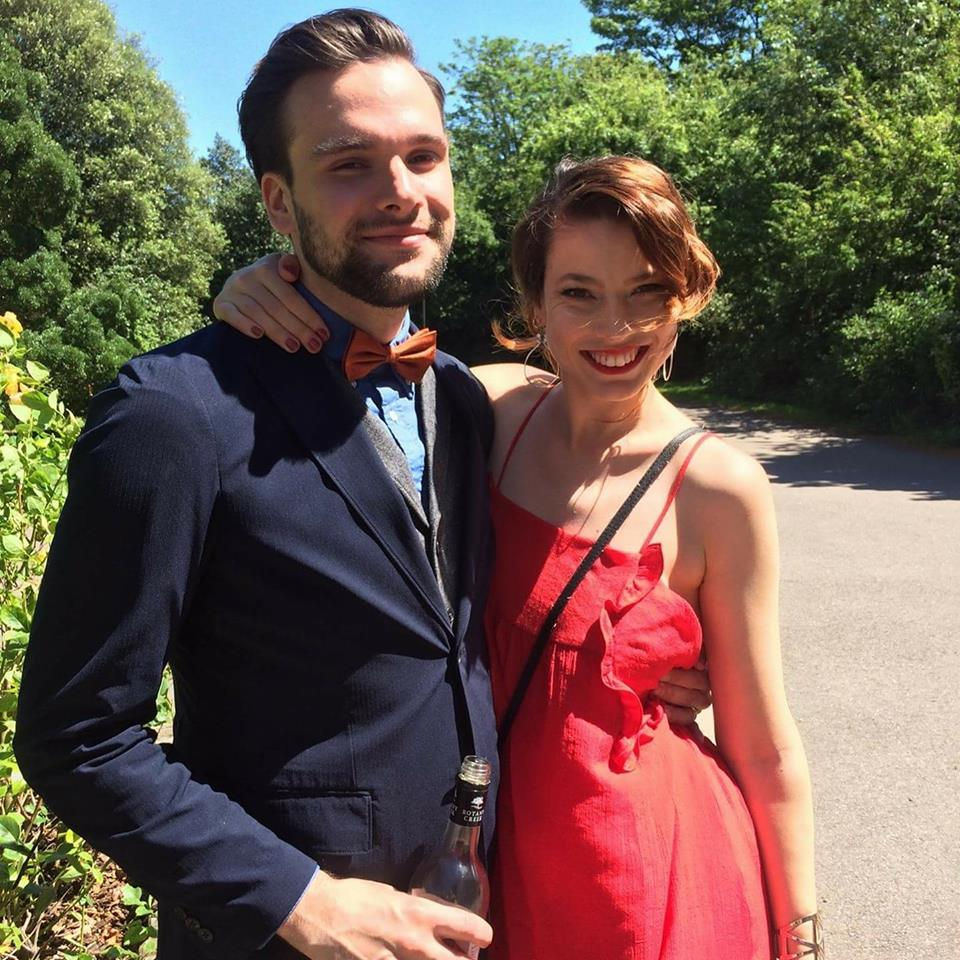 My husband and I on our graduation day
