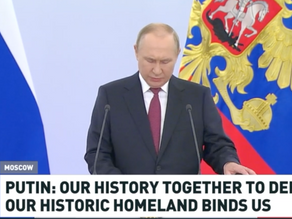 IMPORTANT: President Putin’s Speech on the Accession of New Territories