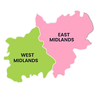 Map of the Midlands