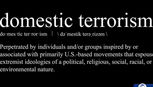 Anyone who questions COVID-19 measures like masks and “vaccines” are potential “domestic terrorists.