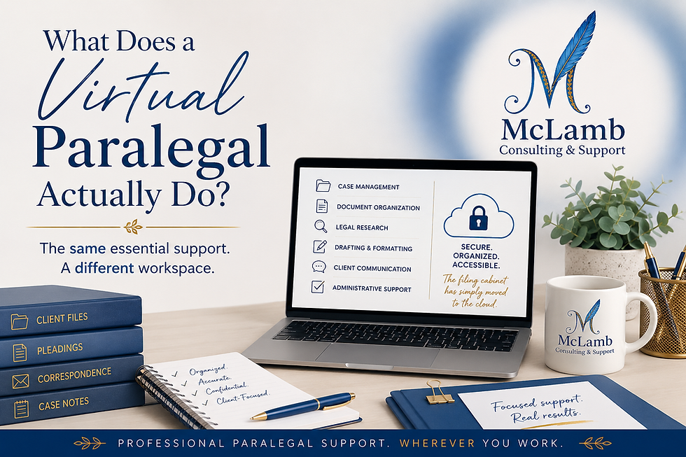 What Does a Virtual Paralegal Actually Do?