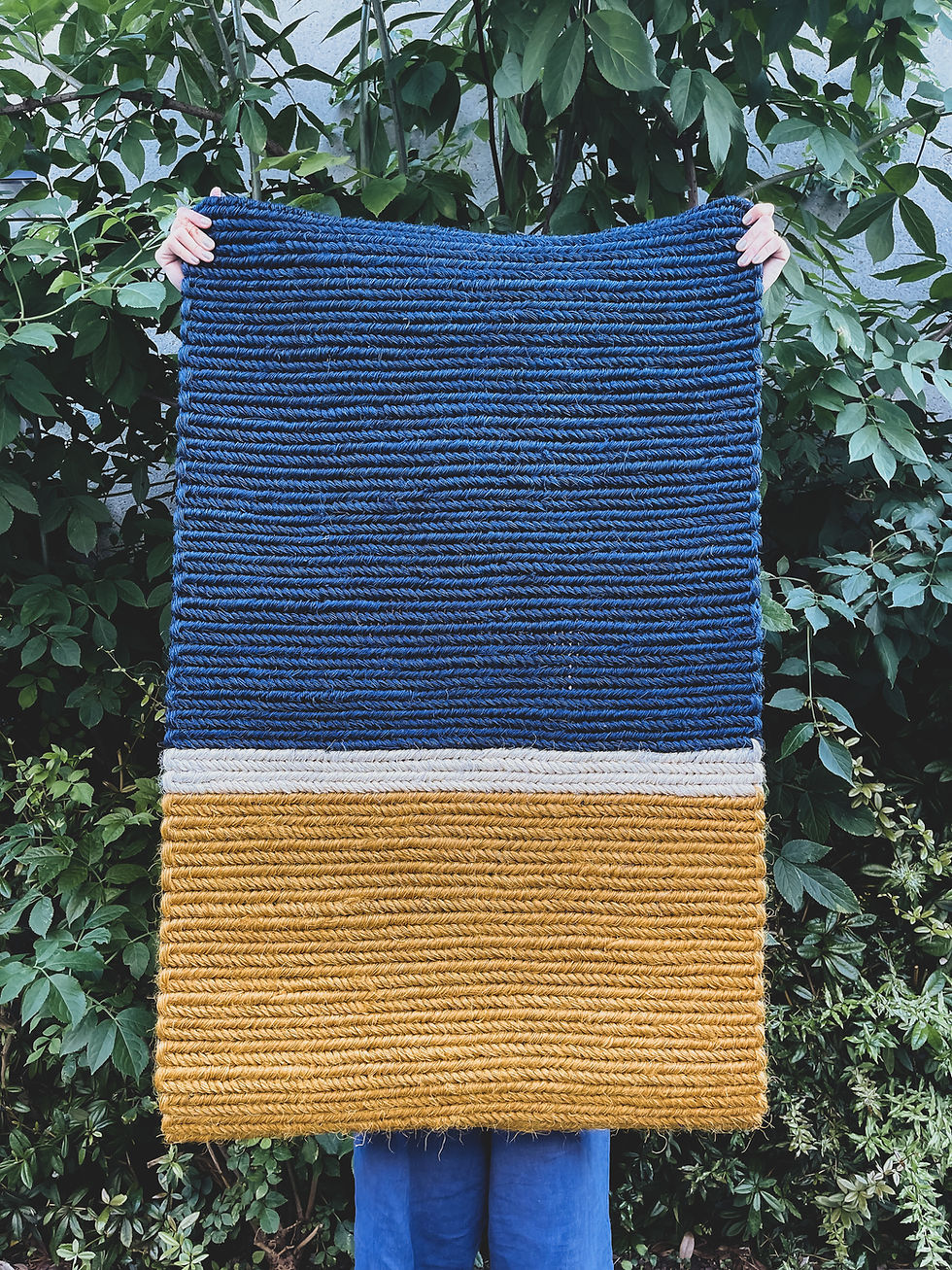 Thumbnail: Matamba Rug - Blue Yellow