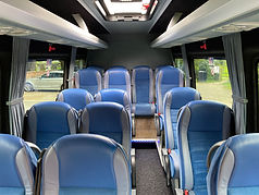 Inside view of All Travel York Mini Bus