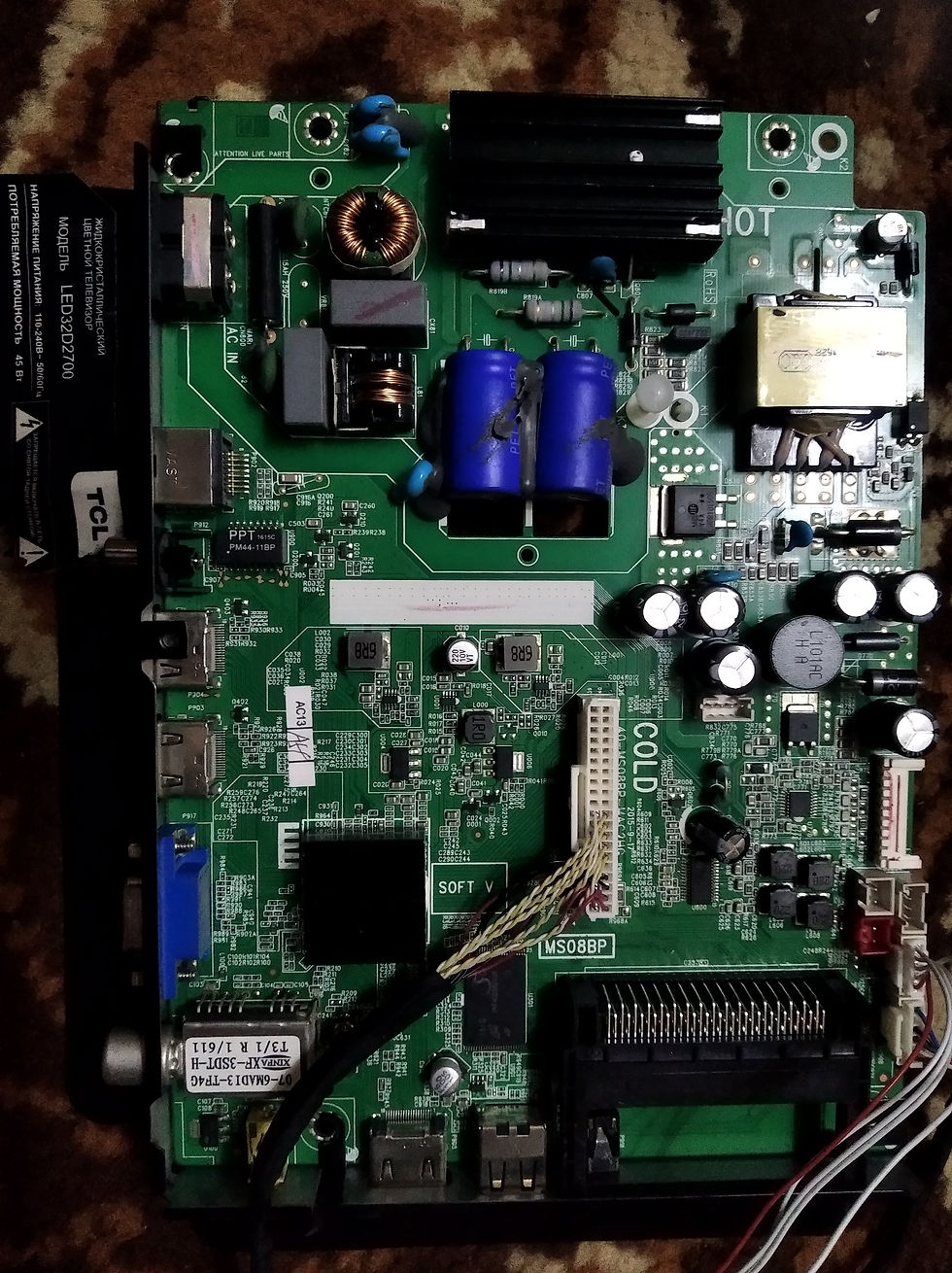 40-MS08BP-MAC2HG. led32D2700. TCL MAIN