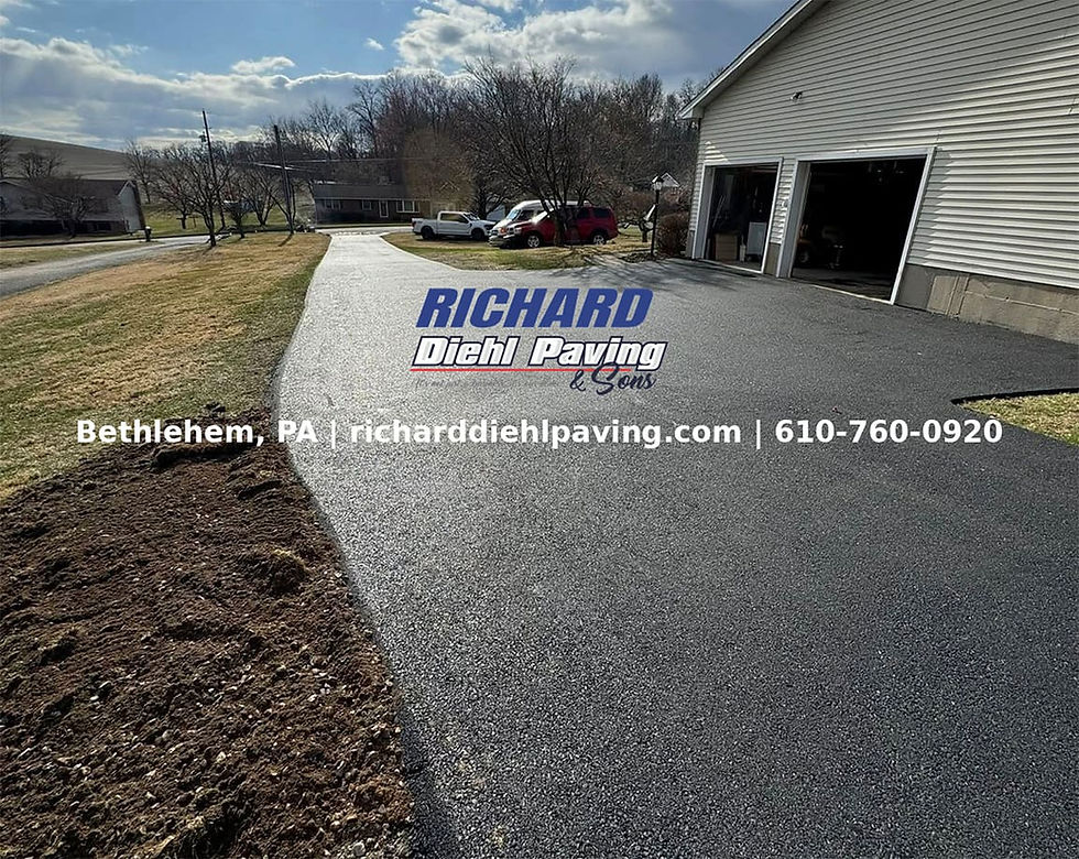 Bethlehem PA paving company richard diehl paving and sons